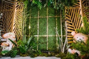 קיר צמחיה מלאכותית