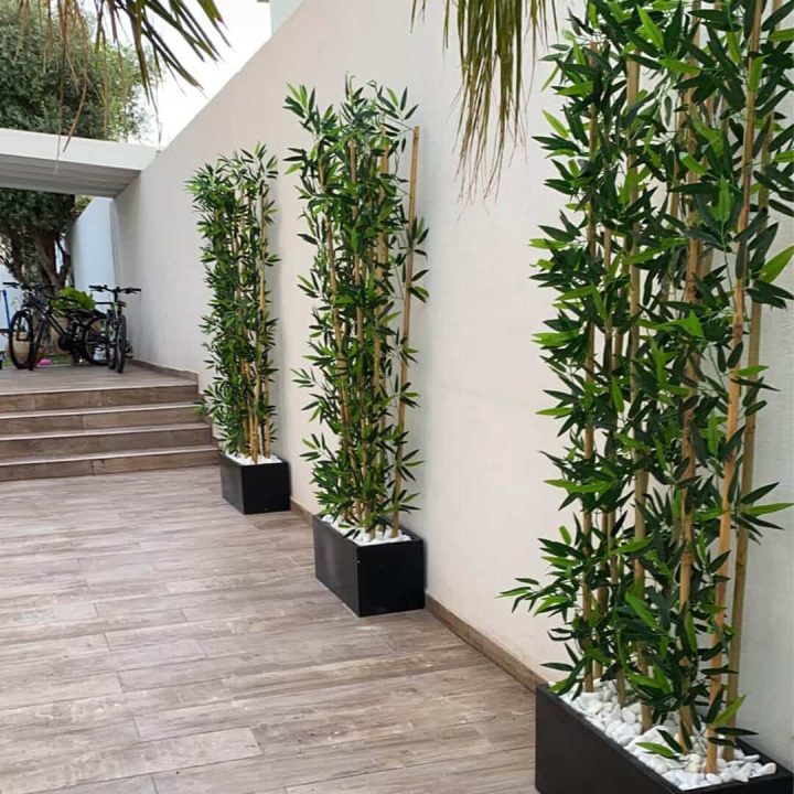 אדנית 70/30 עם קני במבוק 1.70 מ'